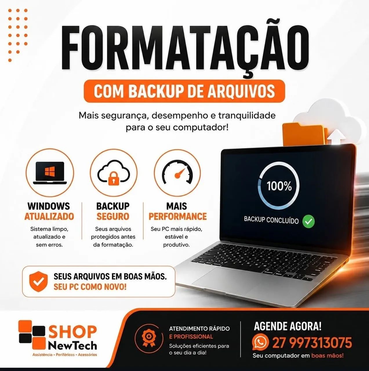 FORMATAÇÃO NOTEBOOK E COMPUTADOR 