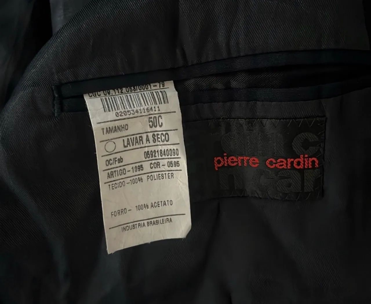 Blazer Pierre Cardin transpassado azul 50M  - Foto 3