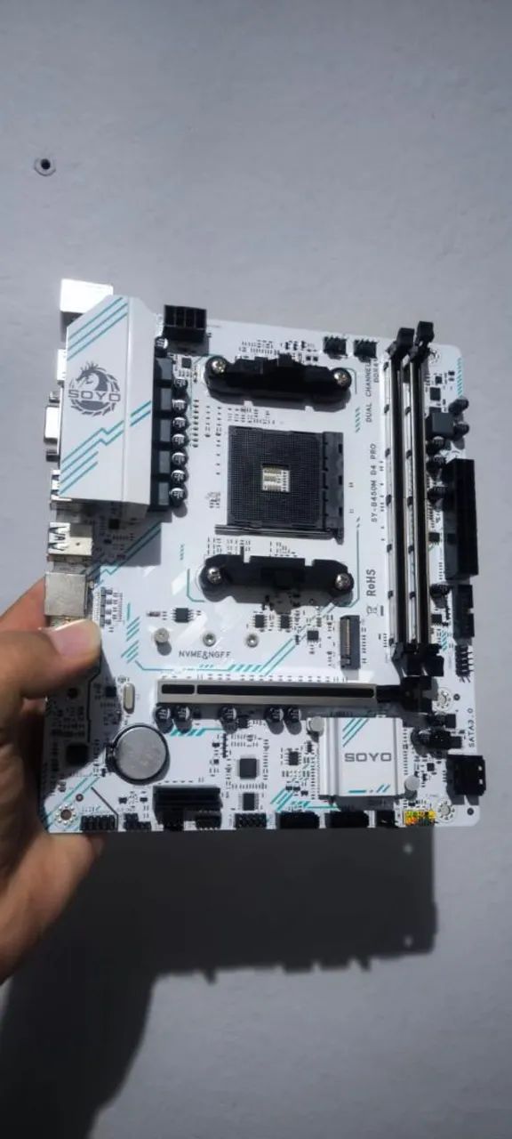 Placa mãe am4 soyo B450  - Foto 5