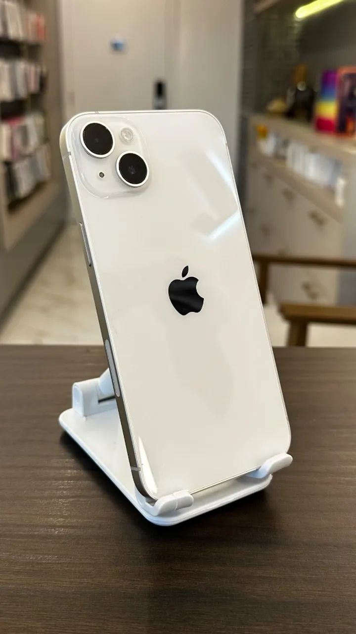 IPHONE 14 PLUS 128GB BRANCO SEMINOVO / LOJA FÍSICA - Celulares e