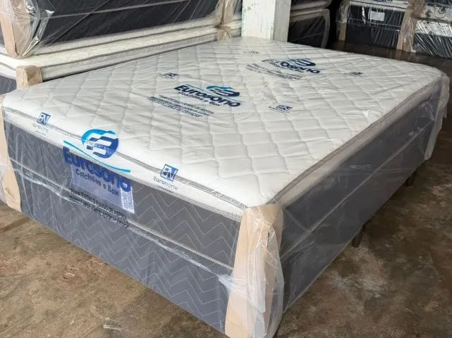 Cama Unibox Casal Diamond Com espuma premium 1.38 x 1.88 - Foto 2