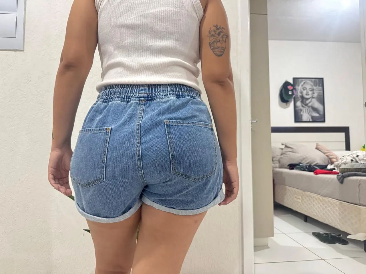 Short Jeans tamanho GG - Foto 3