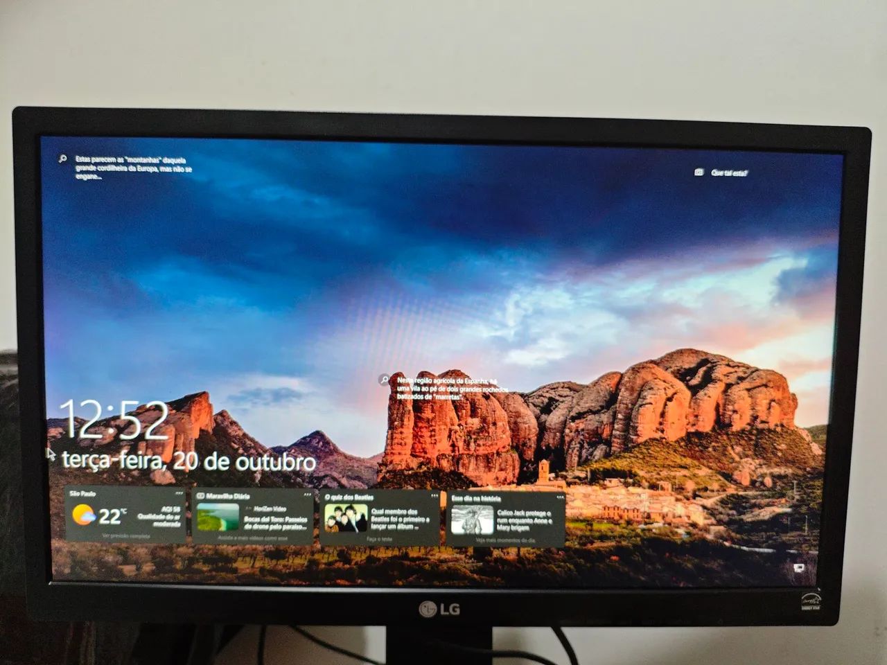 Monitor LG (Impecável).