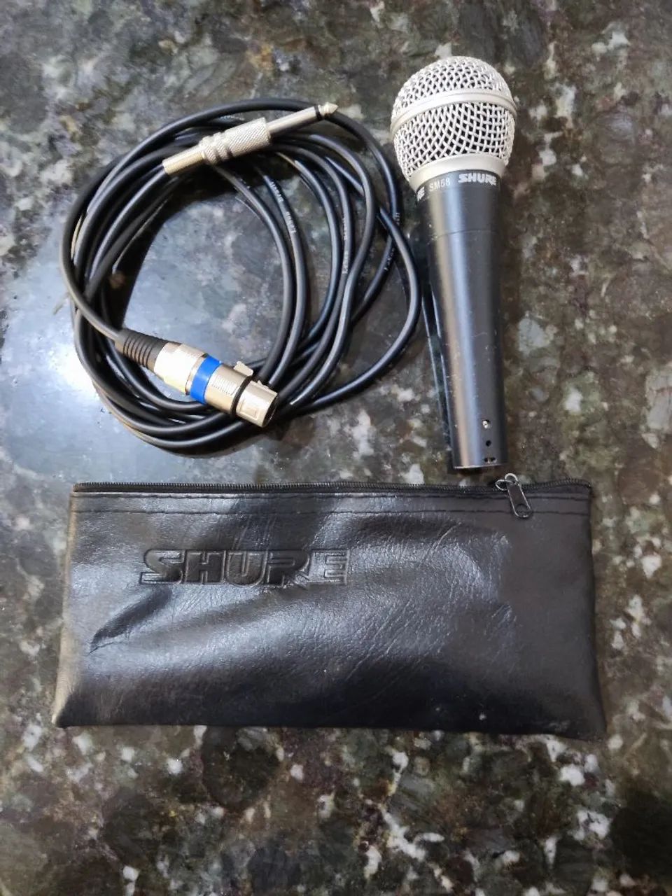 microfone shure sm58 + cabo - Foto 5