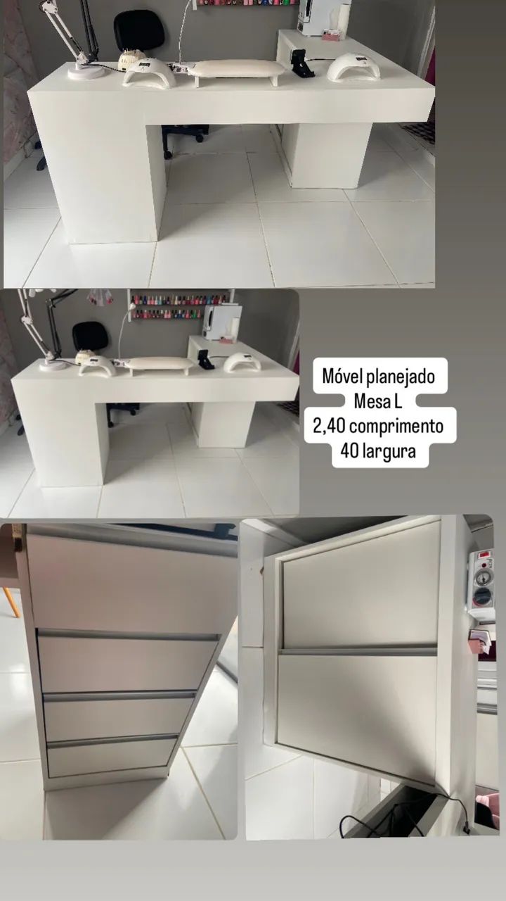 Mesa formato L 