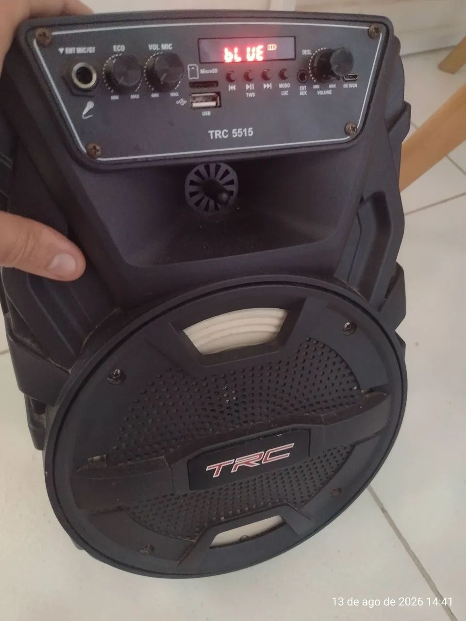 Caixa som Bluetooth TRC  - Foto 5