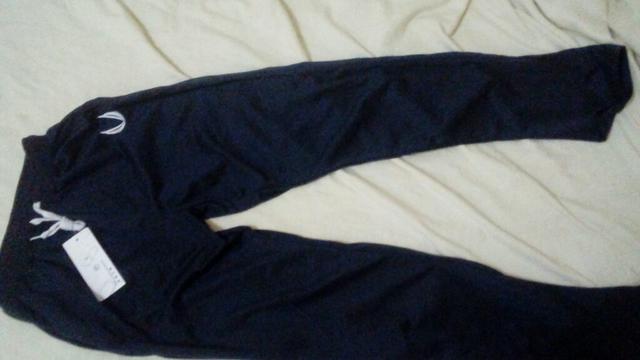 Calça moletom azul