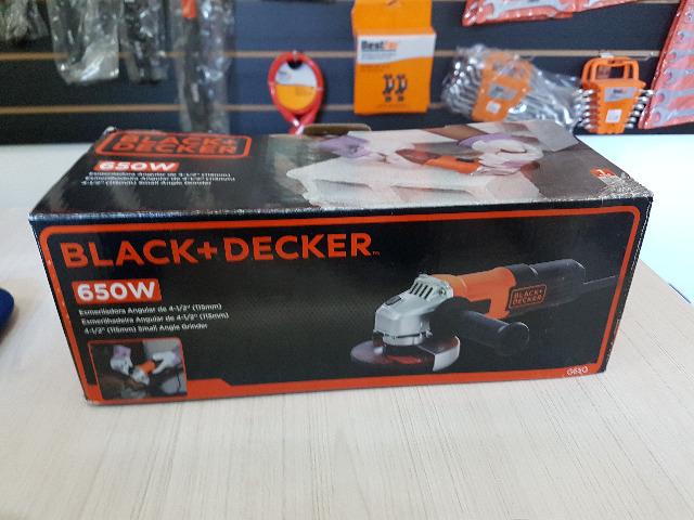 Esmerilhadeira / Lixadeira 4 1/2" Black & Decker 650w - 220v G650 - Foto 5