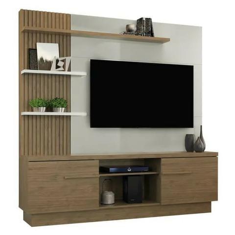 *-Home Itaipu Linea Brasil P Tv Até 55- 3 Prateleira E 2 Portas Envie seu pedido