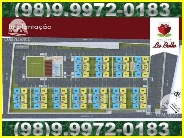Entrada em 1+2 De RS 1.500! Apartamentos 2qrtos! La Belle, Maiobão - Foto 6