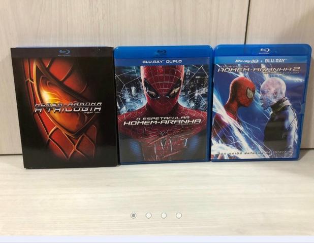 Coleção Blu Ray Homem Aranha 05 Filmes