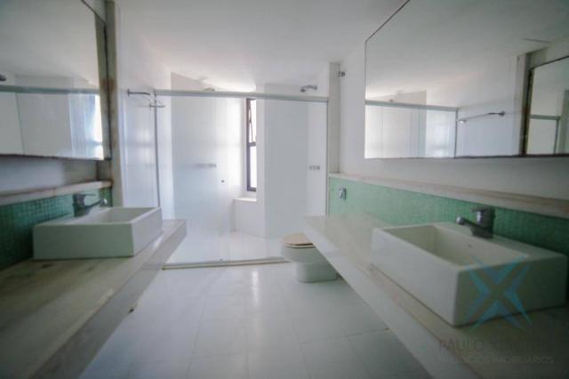 Apartamento vista mar com 4 dormitórios à venda, 352 m² por r$ 650.000 - antônio diogo - f - Foto 3