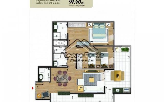 Apartamento no Canto do Forte em Praia Grande - Foto 9