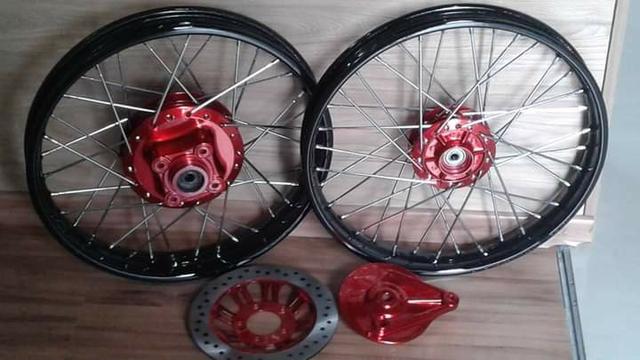 Rodas de moto titan twister cb 300 - Foto 5