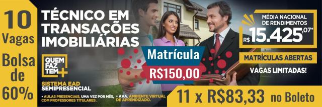 Curso Técnico TTI - Transações Imobiliarias para carteira no Creci