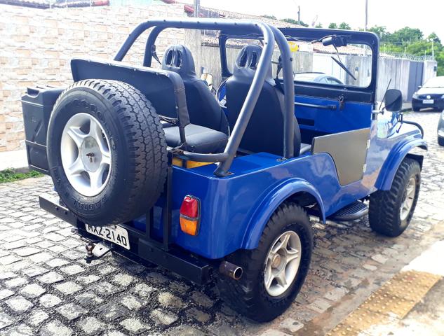 Jeep Willys 4x4 (fibra) 1978 com DH e GNV - Foto 4