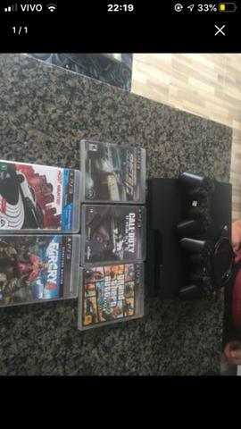 Vendo ps3 5jogos instalados e 5normais