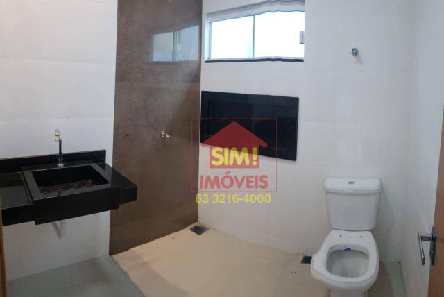 EXCELENTE CASA NOVA UMA DAS MELHORES QUADRAS DE PALMAS!! - Foto 12
