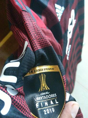Camisa Flamengo I 19/20 Final Libertadores Versão Jogador - Foto 2