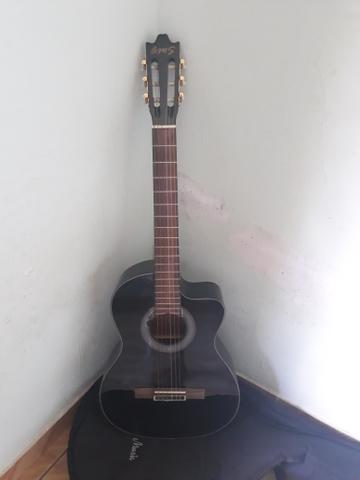 Violão elétrico com capa - Foto 2