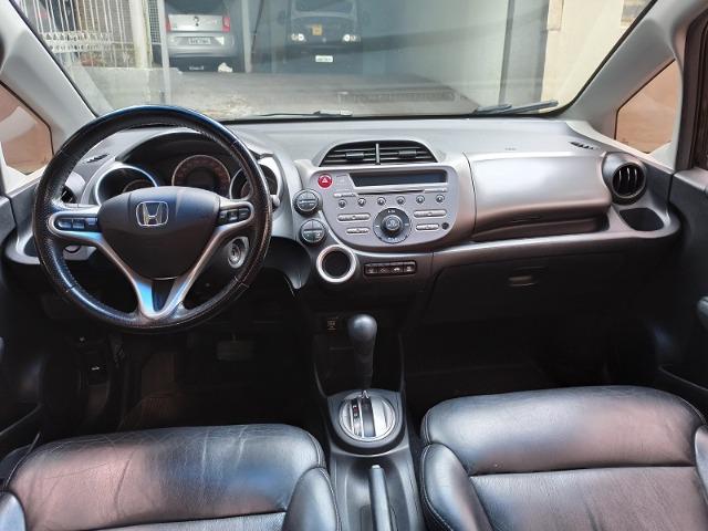 Fit Ex 1.5 Flex Aut Ano 2011 - Completo, manual e chave cópia, bancos de couro - Foto 11
