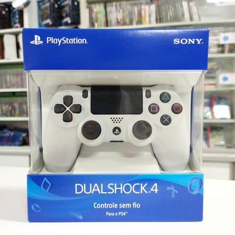 Últimas unidades Branco Controle de PS4 original Sony com garantia