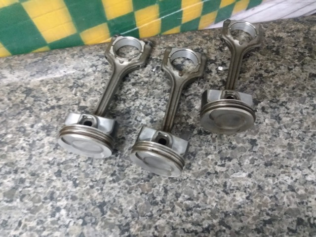 Biela e pistao fiat argo uno mobi 1.0 12v 3cc std - Foto 5