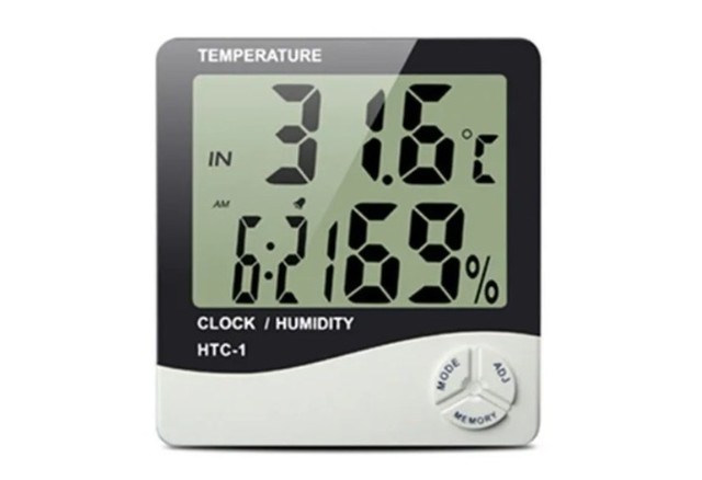 Termo-higrômetro Temperatura E Umidade Relógio Arduino Automação COD-AP99