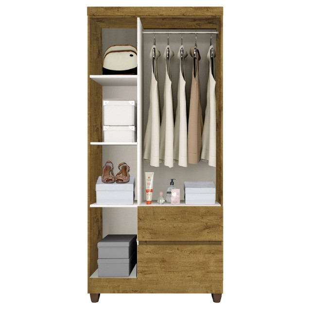 Roupeiro Lisboa 3 portas e 2 gavetas (TM/IR/SM) - Foto 5