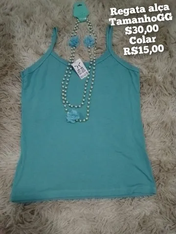 Regata alça,regata U, blusa feminina tamanho GG/ XG
