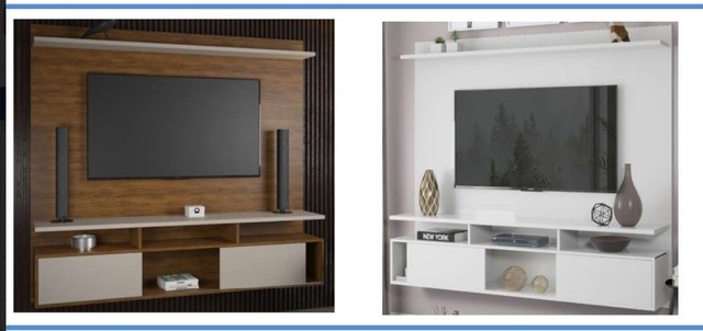 Sala quarto painel bancada home rack 