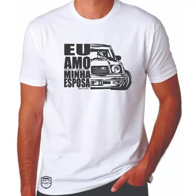 Camiseta tubarão eu amo meu chevette 02
