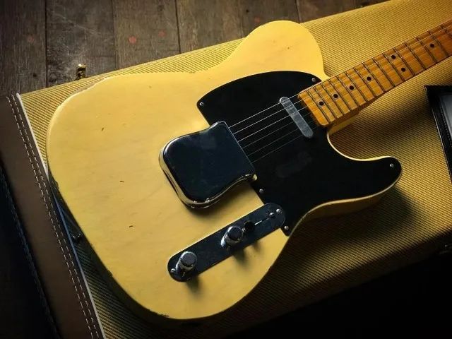 Fender Custom Shop Nocaster 51 Blonde Light Relic (keith Richard) - Foto 4