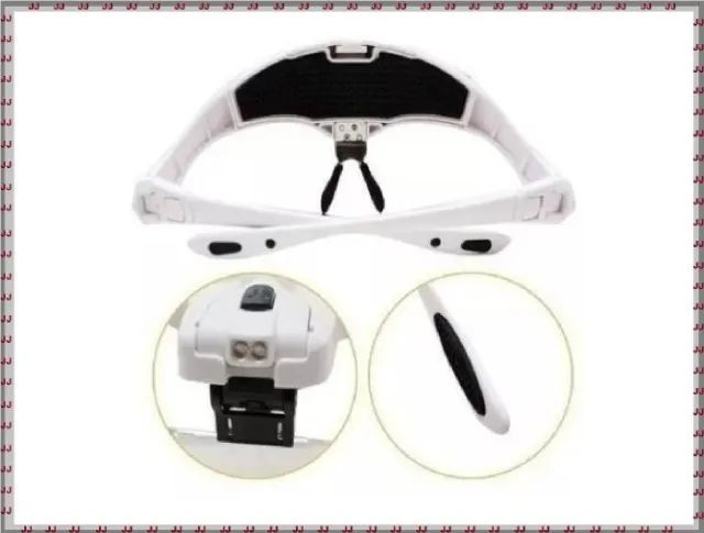 Óculos Lupa 5 Lentes Luz LED Cabeça  - Foto 3