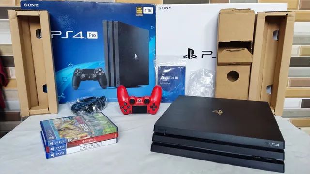 PS4 PRO - Unboxing do Novo PlayStation 4! Games em 4K!? 