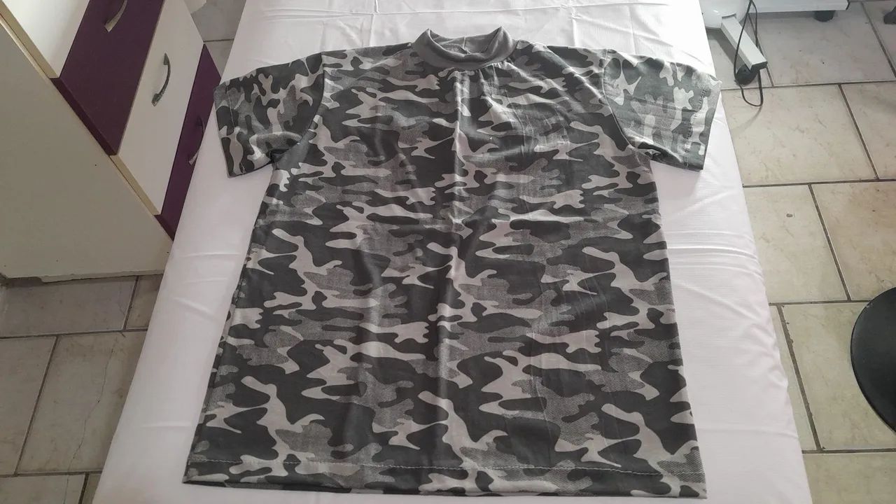 Linda Blusa infantil camuflada