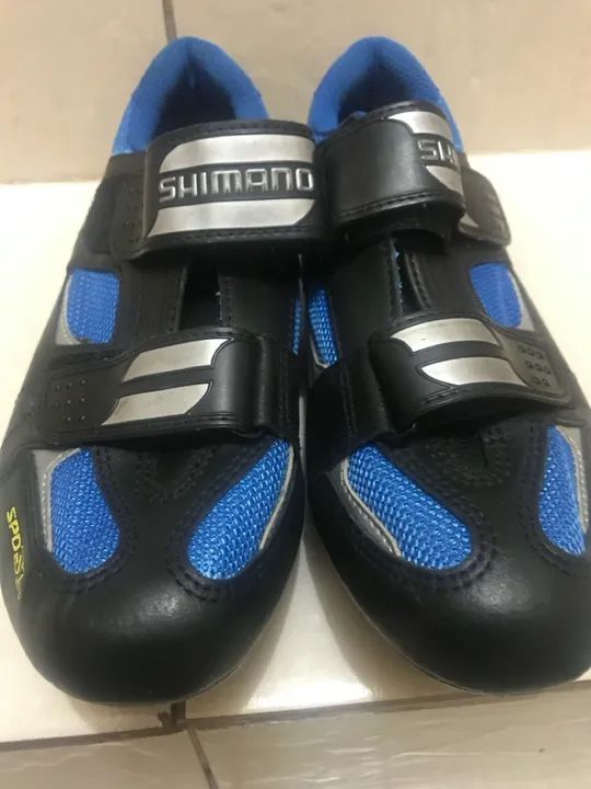 Sapatilha shimano n37 semi nova 