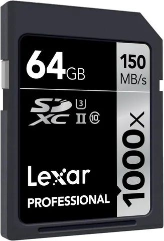 Cartão de de memória Lexar 64Gb Professional 1000X Sdxc Uhs-Ii - Foto 2