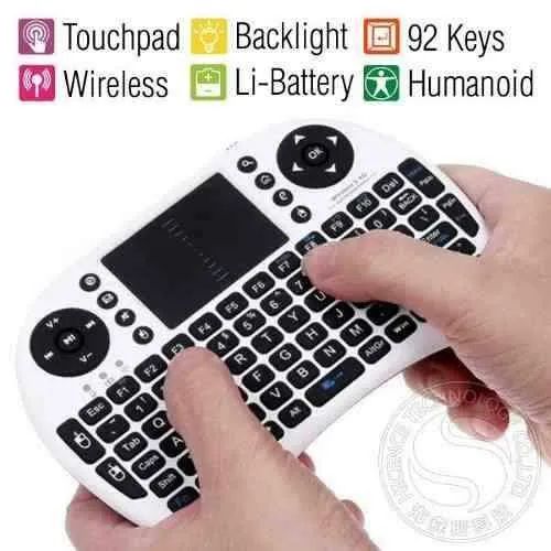 Mini Teclado Multimidia Sem Fio com Touchpad Loja Coimbra Computadores Entregamos - Foto 5