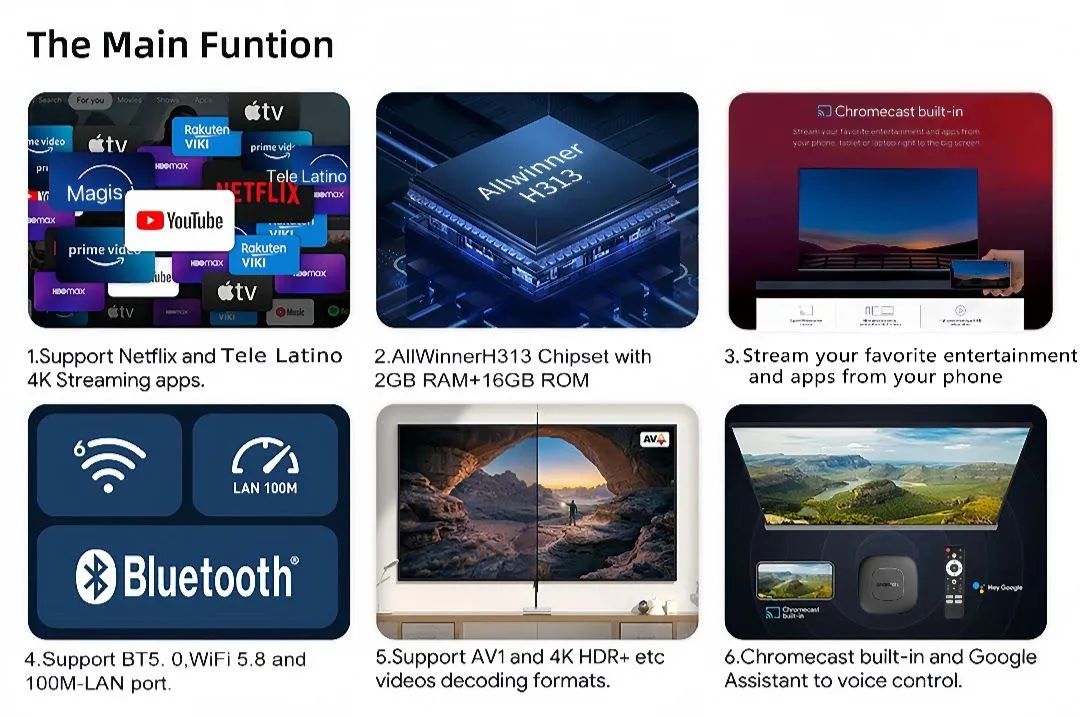 Android 14 TV Boxxx allwinner  - Foto 6