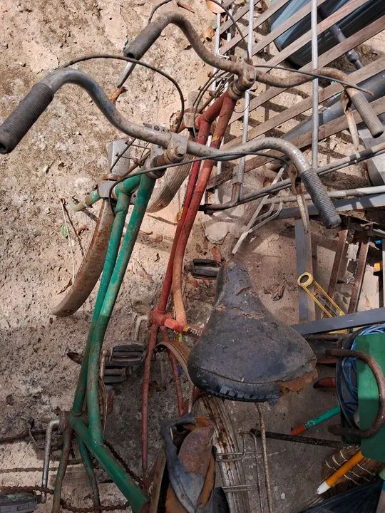 monark bicicleta princezinha para reformar sem rodas de epoca  - Foto 4