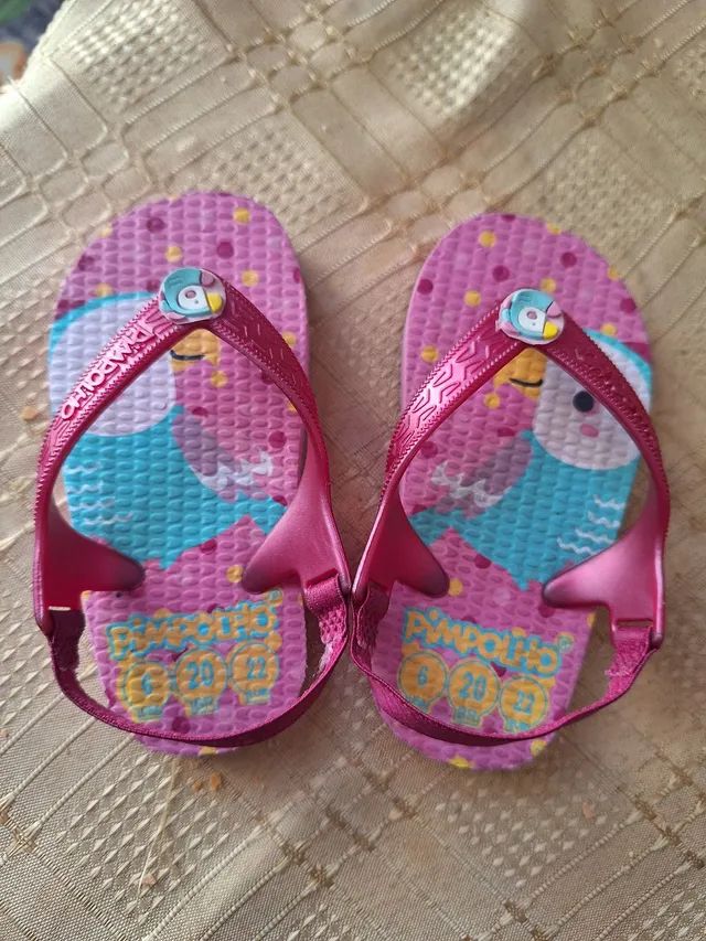 Chinelo infantil com elástico  - Foto 4