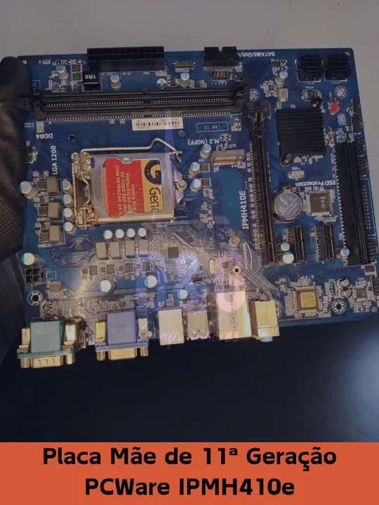 [USADA] Placa Mãe PCWare IPMH410e LGA1200. Última Unidade