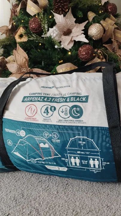 Barracas Quechua Arpenaz 4.2 Fresh&Black impecável! - Foto 3