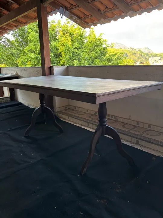 Mesa de madeira maciça - Foto 2