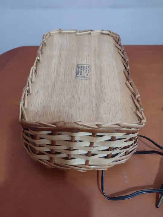 Cesta de Vime com manta elétrica para aquecer pães  - Foto 6