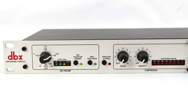 Preamp P/microfone Channel Strip Processador Dbx 286s
