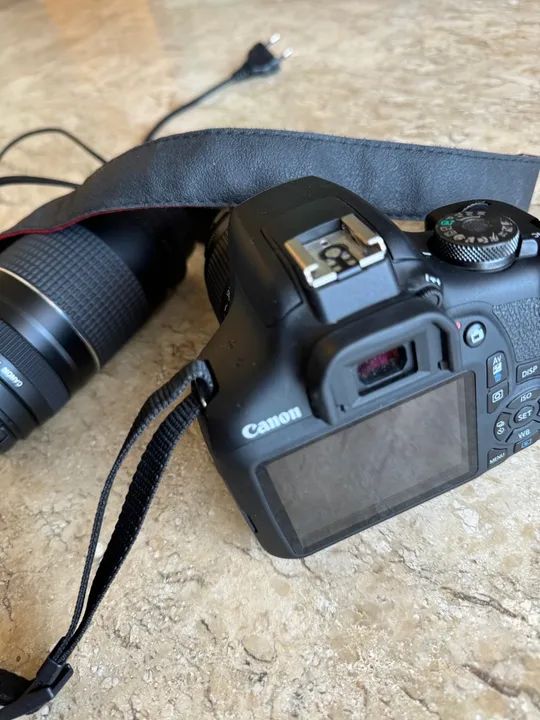 Combo Câmera EOS T7+ Viajante com Lente EF-S 18-55mm + EF 75-300mm - Foto 4