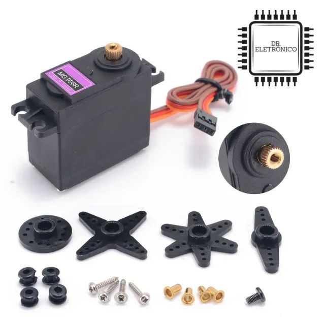 [Peças p Eletroportateis]-Servo Motor MG996R - Foto 5