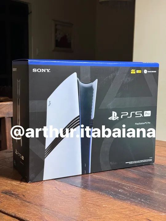 PlayStation 5 PS5 PRO 2TB Novo LACRADO + Nota Fiscal + 1 Ano Garantia